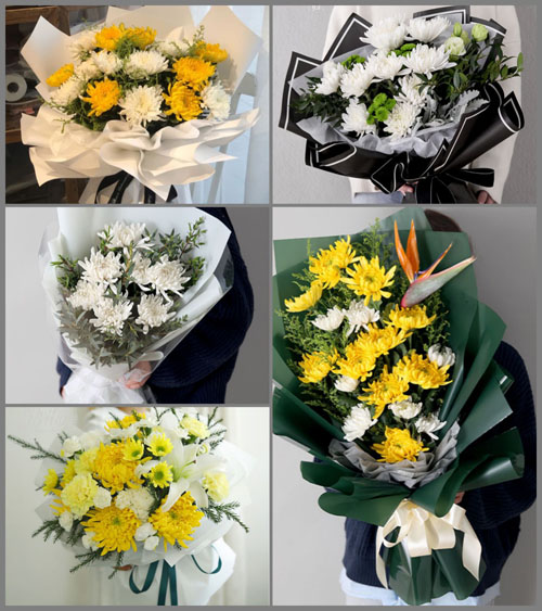河南郑州新密市城关镇高沟村白事花束代送